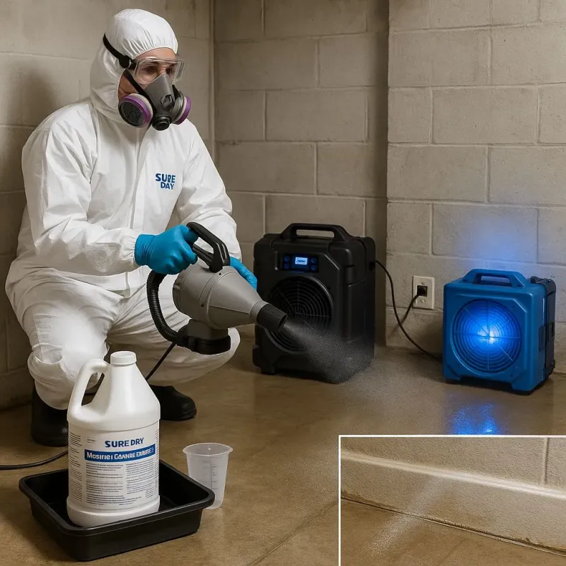 Sanitization and Odor Removal process in Oak Park, MI